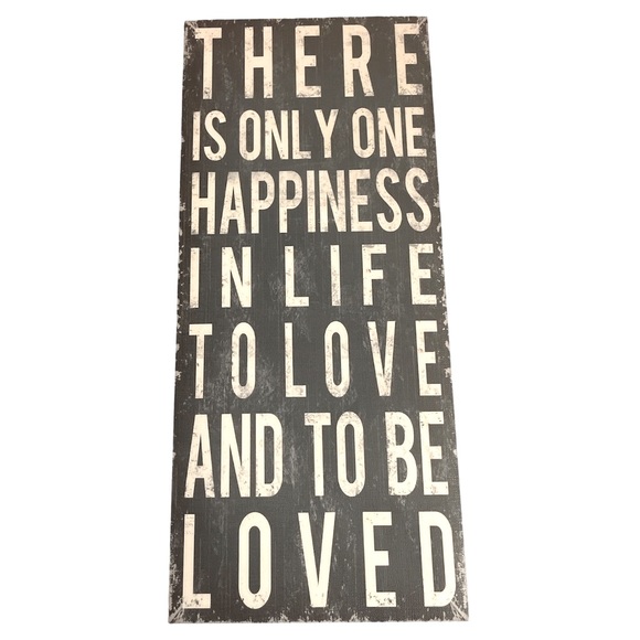 Other - Love Print on Stretched Canvas